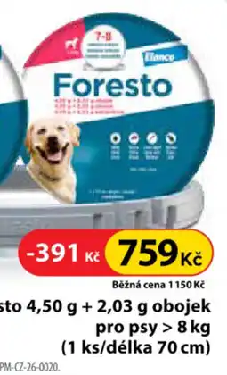 Dr. Max Foresto 4,50 g + 2,03 g obojek pro psy > 8 kg (1 ks/délka 70 cm) nabídka