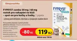 Dr. Max FYPRYST combo 50 mg / 60 mg roztok pro nakapání na kůži -spot-on pro kočky a fretky nabídka