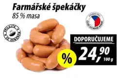 ZEMAN Farmářské špekáčky nabídka