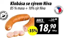 ZEMAN Klobása se sýrem Niva nabídka
