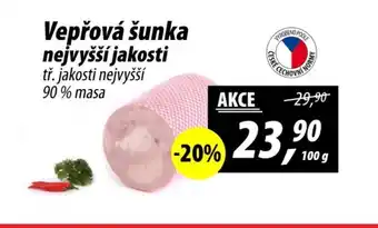 ZEMAN Vepřová šunka nejvyšší jakosti nabídka