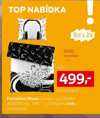 Povlečení Music