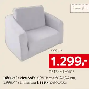 Dětská lavice Sofa