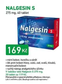 Alphega Lékárna Nalgesin S nabídka