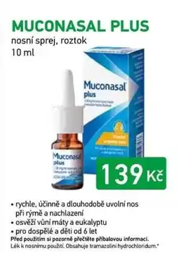 Alphega Lékárna Muconasal Plus nabídka