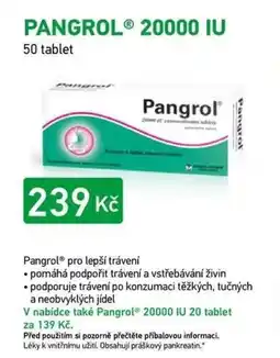 Alphega Lékárna Pangrol® 20000 IU nabídka