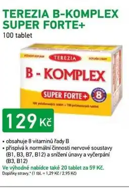Alphega Lékárna Terezia b-Komplex Super forte+ nabídka