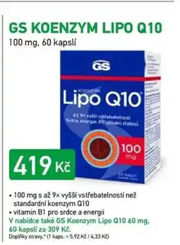 Alphega Lékárna GS Koenzym Lipo Q10 nabídka