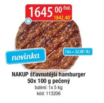 NAKUP šťavnatější hamburger pečený