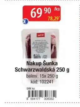Qanto Nakup Šunka Schwarzwaldská nabídka