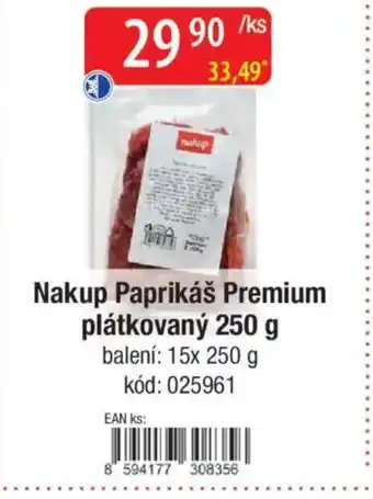 Qanto Nakup Paprikáš Premium plátkovaný nabídka