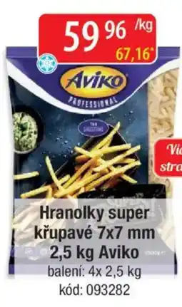 Qanto Aviko Hranolky super křupavé 7x7 mm nabídka