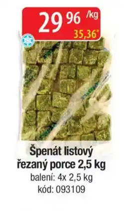 Qanto Špenát listový řezaný porce nabídka