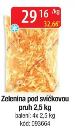 Qanto Zelenina pod svíčkovou pruh nabídka