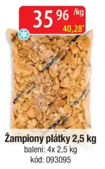 Qanto Žampiony plátky nabídka