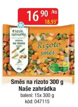 Qanto Směs na rizoto Naše zahrádka nabídka