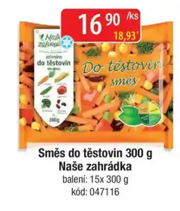 Qanto Směs do těstovin Naše zahrádka nabídka
