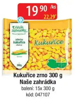 Qanto Kukuřice zrno Naše zahrádka nabídka