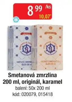 Qanto Smetanová zmrzlina, originál, karamel nabídka