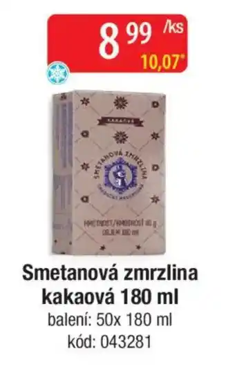 Qanto Smetanová zmrzlina kakaová nabídka