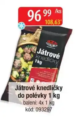Qanto Játrové knedlíčky do polévky nabídka