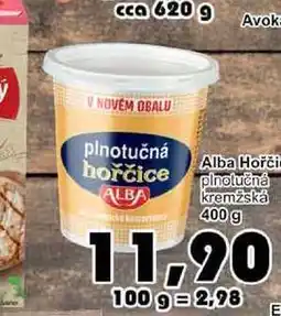 Jip Alba Hořčice kremžská nabídka