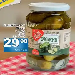 Jip Kvalitně Výhodně Okurky 6-9 cm 660 g (pp 330 g) nabídka