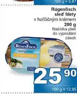 Jip Rügenfisch sled' filety v hořčičným krémem nabídka