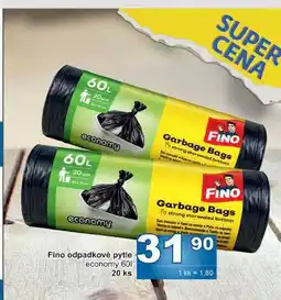 Jip Fino odpadkové pytle economy 60l, 20 ks nabídka