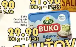 Jip Buko čerstvý sýr různé druhy nabídka