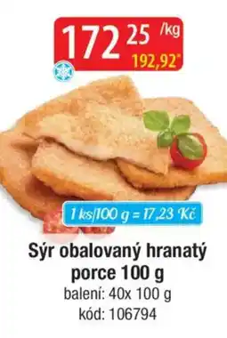 Qanto Sýr obalovaný hranatý porce nabídka