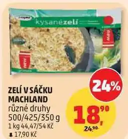 Penny Market ZELÍ V SÁČKU MACHLAND, 500/425/350 g nabídka