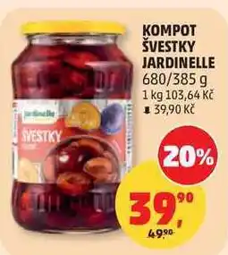 Penny Market KOMPOT ŠVESTKY JARDINELLE, 680/385 g nabídka