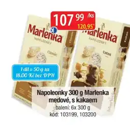 Qanto Napoleonky Marlenka medové, s kakaem nabídka