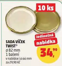 Penny Market SADA VÍČEK TWIST*, 082 mm 1 balení nabídka