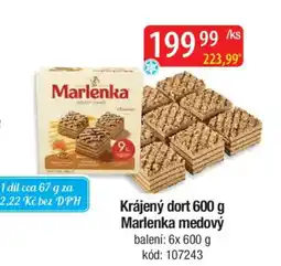 Qanto Krájený dort Marlenka medový nabídka