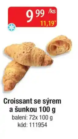 Qanto Croissant se sýrem a šunkou nabídka
