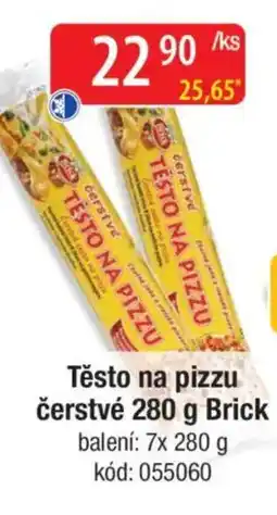 Qanto Těsto na pizzu čerstvé Brick nabídka