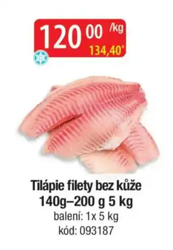 Qanto Tilápie filety bez kůže nabídka
