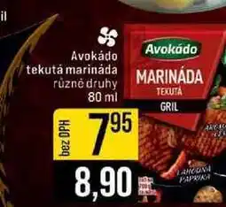 Jip Avokádo tekutá marináda různé druhy nabídka