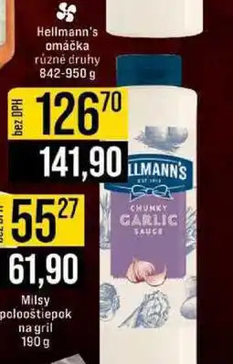 Jip Hellmann's omáčka různé druhy nabídka