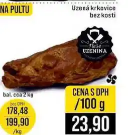 Jip Uzená krkovice bez kosti bal. cca 2 kg 100g nabídka