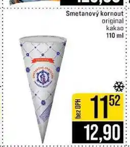 Jip Smetanový kornout original kakao nabídka