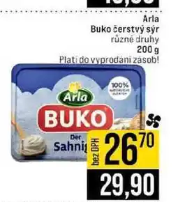 Jip Arla Buko čerstvý sýr různé druhy nabídka