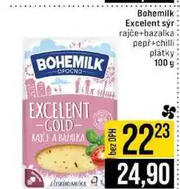 Jip Bohemilk Excelent sýr rajce+bazalka pepř+chilli plátky 100 g nabídka