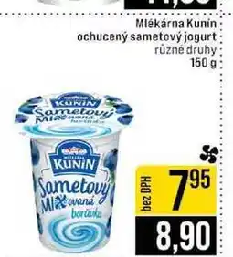 Jip Mlékárna Kunin ochucený sametový jogurt různé druhy nabídka