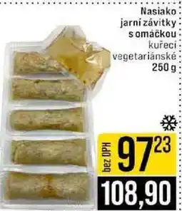 Jip Nasiako jarní závitky s omáčkou kuřecí vegetariánské nabídka