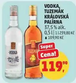 Penny Market VODKA, TUZEMÁK KRÁLOVSKÁ PALÍRNA, 0,5 nabídka
