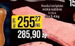 Jip Hovězí striploin nízká roštěná kráva Cca 3-4 kg 1kg nabídka