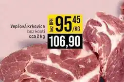 Jip Vepřová krkovice bez kosti cca 2 kg 1kg nabídka